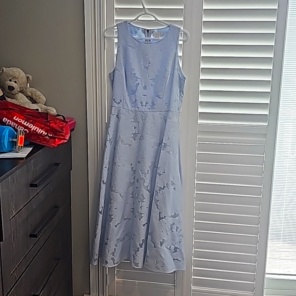 Ted baker light blue A line dress